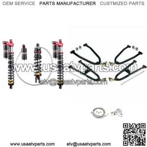 Lonestar +2 A-Arms 3 Legacy Front Rear Shocks Suspension Kit Yamaha Banshee