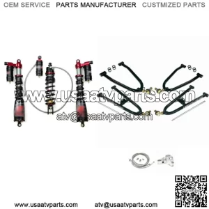 Lonestar +2 A-Arms Legacy Plus Front Rear Shocks Suspension Yamaha Banshee