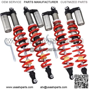 FOR POLARIS RZR 800 09-14 STAGE 5 RESERVOIR GAS FRONT & REAR SHOCKS ABSORBER SET
