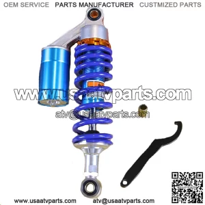 280mm 11" Rear Air Shock Absorbers Spring Suspension For Yamaha YFZ 450 ATV Blue