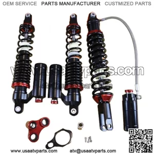 FOR YAMAHA YFZ450 FRONT + REAR ADJUST PERFORMANCE ATV SHOCKS ABSORBER SUSPENSION