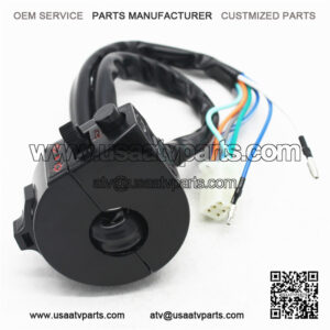 ATV universal hand control switch light horn indicator bar