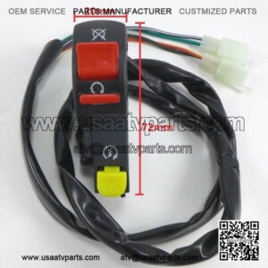Universal 7/8" 22mm Handle Bar ON/OFF Starter Switch For ATV Scooter Dirt Bike