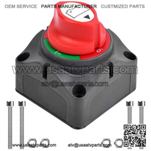 ATV Light Switch Motorcycle Handlebar Switch Waterproof Motorcycle Light Switch Aluminum Alloy Handlebar Toggle Switch for Motorcycle Light Bike Light Spotlight 7/8"(22MM)