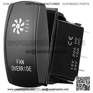 2pcs 12V Dual USB Charger Socket for Automotive Car Marine RV RZR Boat ATV Bus Truck, Quick Charge 3.0 Waterproof with Blue LED Voltmeter and Wire Fuse DIY Kit