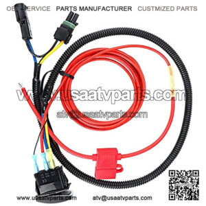 5 Gang Aluminum Rocker Switch Panel - 5 Pin ON Off Toggle Switch with Blue LED Backlit, Wiring Harness Pre-Wired Easy Installation 12V 24V for Boat Car Marine ATV UTV