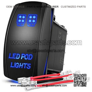 1-2-Both-Off Battery Switch, 12V-48V Battery Disconnect Master Cutoff Switch for Marine Boat Car RV ATV UTV Vehicle, Waterproof Heavy Duty Battery Isolator Switch (90108A)