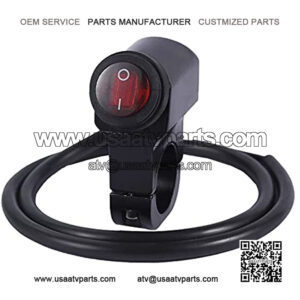 Nirider Wiring Harness 1 Lead, 12V 40A Rock Switch Relay Fuse Nylon Wiring Harness Kit for LED Light Bars Fog Lights Work Lights Driving Lights Offroad LED Pods Wire Kit for Truck UTV ATV Boat