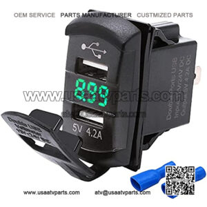 REINDEER 12V Winch High Load Capacity Electric Winch Kit Steel Cable or Synthetic Rope for ATV UTV with Hawse Fairlead Waterproof IP67 with Wireless Remotes (3500LBS, Steel Cable)