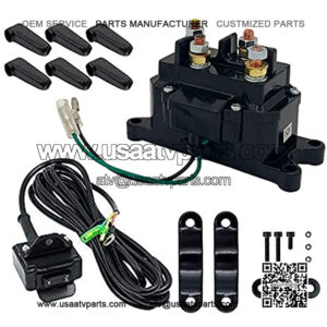 STVMotorsports 5 Pin Laser Lighted Whip Lights Rocker Switch On-Off LED Light 20A 12V for UTV, Truck, Boat, ATV Off-Road Vehicles - Green