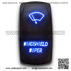 Stylemafia Waterproof Motorcycle ATV LED Light Bar Switch, Headlight Fog Light Spotlights aux Light Switch for 12V ATV Mini Bike Dirt Bike - Fits 7/8" Handlebars Red