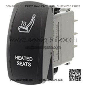 TWTADE 4.2A Dual USB Universal Waterproof Round Rocker Switch DC 12/24V Blue LED for Boat,RV,UTV,ATV etc.H-010