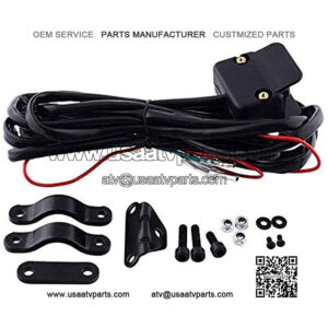 Waterproof Marine Boat Rocker Switch Toggle 12V 24V, 5 Pin SPST ON-Off Switch 12V/20A 24V/10A Blue LED Light, with Jumper Wires Set for Car Marine Boat Truck Trailer 4x4 Caravan RV SUV ATV UTV