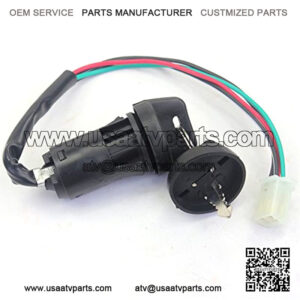 Ignition Key Switch 4 Wires Replacement for 50cc 70cc 90cc 110cc 125cc 150cc 200cc 250cc SUNL ATV Dirt Bike