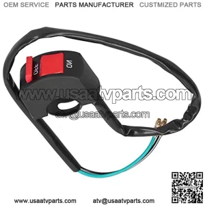 Gaeirt Handlebar Headlight Switch, Universal Handlebar Switch Handlebar On/Off Button Handlebar Light ON Off for Snowmobiles for Motorcycles