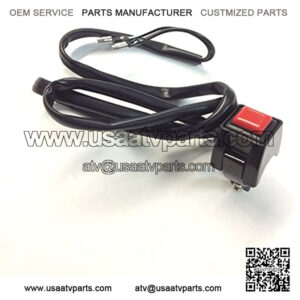HONGK- Universal 7/8" Handlebar Kill Cut Off Stop Switch Push Button used on Motorcycles ATVs Scooters Snowmobiles [B01BI8663C]
