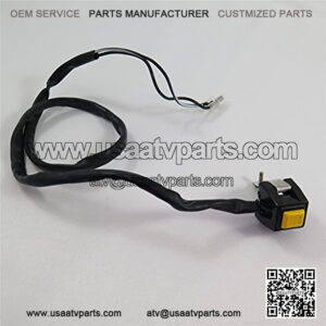 HTT Universal Yellow 7/8" Handlebar Starter/Kill Cut Off Stop Switch Push Button For Motorcycles ATVs Scooters Snowmobiles