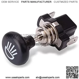 Universal Golf Cart Headlight Push Pull Switch for EZGO, Yamaha, Club Car, Light Button