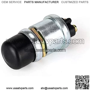 Universal Golf Cart Horn Switch Button 12 Volt/15 Amp with Dust Cover Floor Mount for Club Car Yamaha