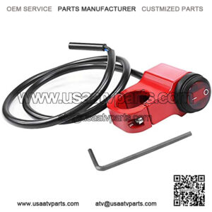 7/8 Aluminium Alloy Motorcycle Handlebar Headlight Switch Waterproof On/Off Fog Spot light Switch for 12V Motorcycles,Motorbike,ATVs,Scooter,Snowmobiles Fits 7/8" Handlebars (22mm)