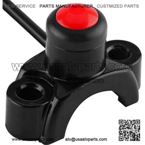 Kill Switch Snowmobile-Qiilu Motorcycle Handlebar Engine Switch, Start Stop Kill Button for Pit Dirt Bike ATV Quad(Section B)