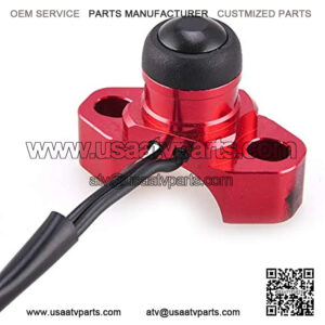 PRO CAKEN CNC Kill Switch Engine Stop Button Dirt Pit Bike ATV Quad Master (Red)