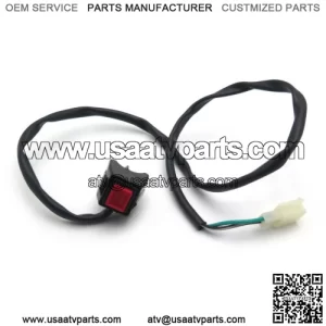7/8" Handlebar Engine Stop Push Button For Motorcycle ATV Scooter Snowmobile