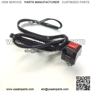 7/8" Handlebar Kill Cut Off Stop Switch Push Button ATVs Scooters Snowmobiles