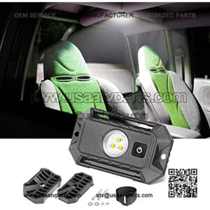 OFFROADTOWN LED Dome Light W/ Switch Universal LED Light Utility Roll Cage Light LED Interior Light Rock Lights Reading Light Map Light Dome Light for UTV RZR Can-Am Polaris Ranger Trucks ATV 4x4