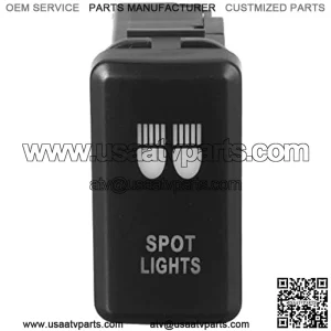 12V 40A Double Blue LED Modified Light Switch with 2.5M Wiring Harness Relay for Toyota for ATV (Color : J)