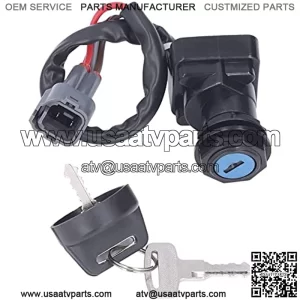 Ignition Switch, 2 Keys 0430 036 ABS and Metal Alloy Ignition Switch Replacement for ATV 650 4X4 V-2 AUTOMATIC FIS 2004 2005 2006/ MRP AUTOMATIC FIS 2004 etc