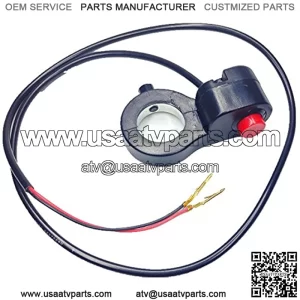 7/8 Inch Universal Motorcycle Dirt Bike Handlebar Grip Horn Switch Control Button