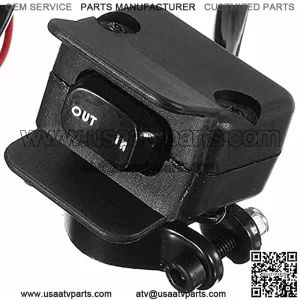 Heavy Duty Handlebar Control Line Winch Rocker Switch Handlebar Control For ATV/UTV