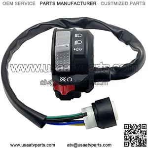 Left Handlebar Control Engine Run Off Headlight Switch for Yamaha ATV Banshee 350 YFZ350 1987-1994 2GU-83975-09-00