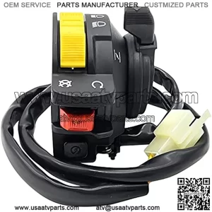 Left Handlebar Start Stop Headlight Switch for Arctic Cat ATV 250 300 400 500 Bearcat 454 Excpet Automatic Editon 3509-017