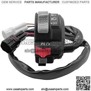 Left Handlebar Control Engine Start Run Off Headlight Switch for Yamaha ATV Raptor 700 YFM 700 YFZ450R YFZ450X Kodiak 450 700 1S3-83973-11-00