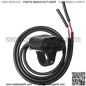 22mm Motorcycle Handlebar Double Control Switch Button Waterproof Dustproof Motorcycle ATV Kill Button Aluminium Alloy Handlebars Switches for Headlights Spotlights 12V