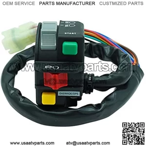 Left Handlebar Control Start Run Off Headlight Override DPS Switch for ATV Outlander 500 650 800R EFI Max 500 650 EFI 800R Renegade 800R EFI XXC 710001594