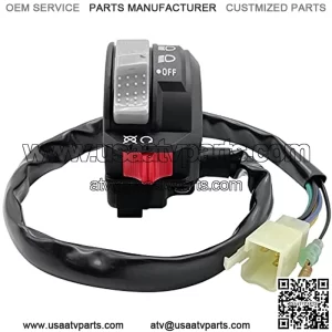 Left Handlebar Control Engine Run Off Headlight Switch for Yamaha ATV Banshee 350 YFZ350 1995-2001 3GG-83975-19-00