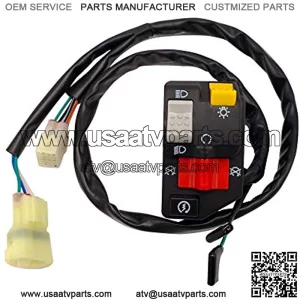 Handlebar Switch Start Stop Headlight for Honda ATV TRX400EX Fourtrax Sportrax 1999-2004 35020-HN1-000