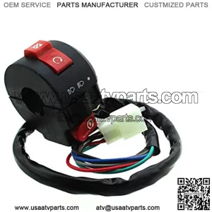 Kill Starter Light Switch Assembly 3 Function 7 Wire Male Connector Plug Without Choke Lever For Sunl Roketa Coolster 50cc 70cc 110cc 125cc ATV Quad