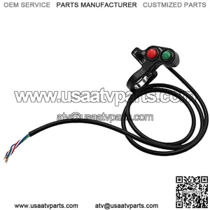Universal Horn Turn Signal Light On/Off Switch for 7/8" Handlebar Dirt Bike Scooter ATV Motorcycle