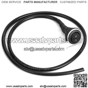 Handlebar Switch22mm Waterproof Motorcycle Single Steel Spotlight Handlebar Control Light Switch ATVs Modification