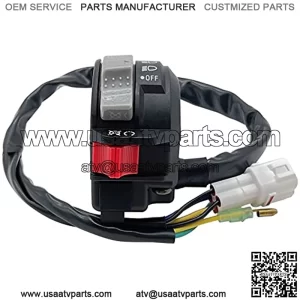 Left Handlebar Control Engine Run Off Headlight Switch for Yamaha ATV Blaster 200 YFS200 2002-2006 5KJ-83975-09-00