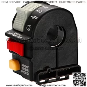Handlebar Headlight HI/LO/OFF Beam Light/Kill/Stop Switch for 2001-2005 Polaris Sportsman ATV/Motorcycle/Snowmobile/Watercraft 4010591