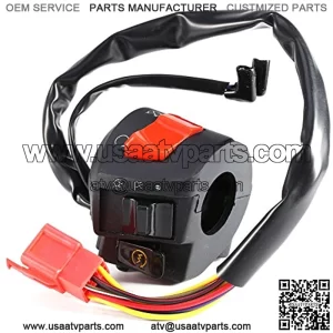 Motorcycle Handlebar Switch, 2pcs Universal Motorcycle 7/8"Control Switch Handlebar Horn Turn Signal Light Start Control Switch