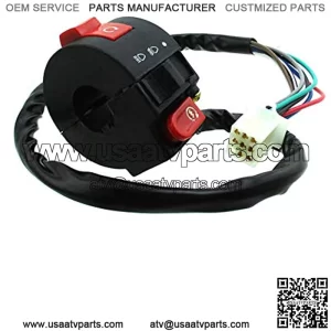 3 Function 8 Wire Handle Kill Light Start Switch for Chinese 50cc 70cc 90cc 110cc ATV Quad Kazuma Taotao Coolster