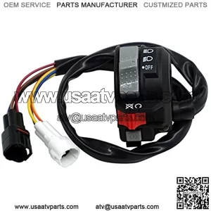 Left Handlebar Switch Compatible For Yamaha ATV 1S3839731100 Switch Compatible For YFM 450 Kodiak YFM 700 Kodiak YFM 700 R Raptor YFZ 450 YFZ 450 R YFZ450X