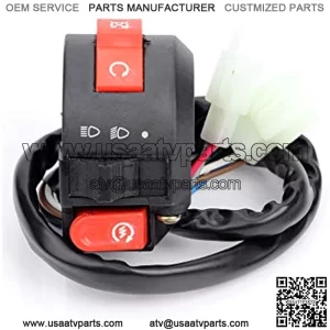 3 Functions Left Handlebar Switch Assembly for 50cc 70 cc 90cc 110 cc 125cc 150cc ATV Quad 4 Wheeler Taotao Sunl Coolster