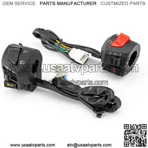 Motorcycle Switchgear Switches Control Kit to fit 7/8" Handlebars ATV Quad Bike